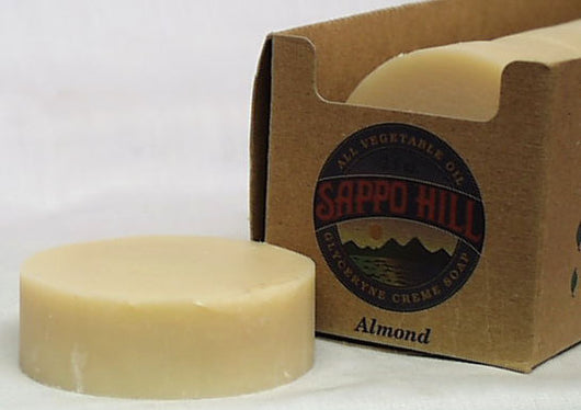 Almond Bar Soap (White)