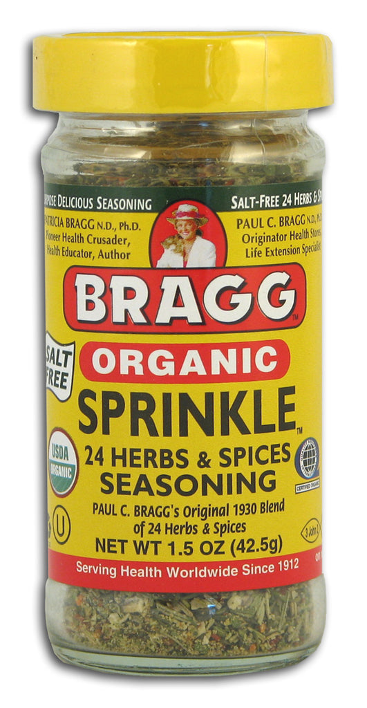 Bragg Organic Sprinkle 24 Herbs and Spices Seasoning 42g ( แบรกก์ สมุนไพร 24  ชนิด)