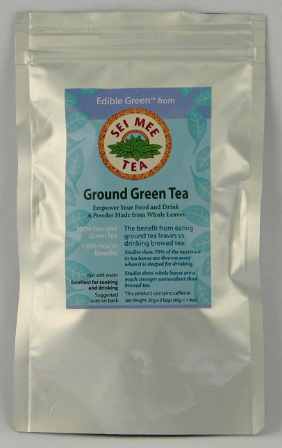 Ground Green Tea, Organic (80 cups)