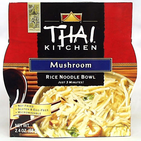 Mushroom Rice Noodle Bowl