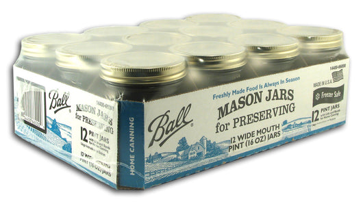 Wide Mouth Pint Jars
