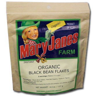 Black Bean Flakes, Instant, Organic