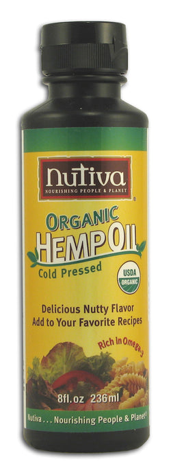 Hemp Oil, Cold Pressed, Organic