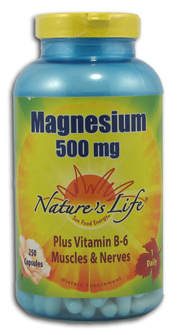 Magnesium 500 Mg. w/B-6
