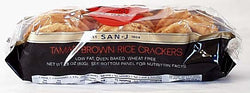Wheat-free Tamari Brown Rice Cracker