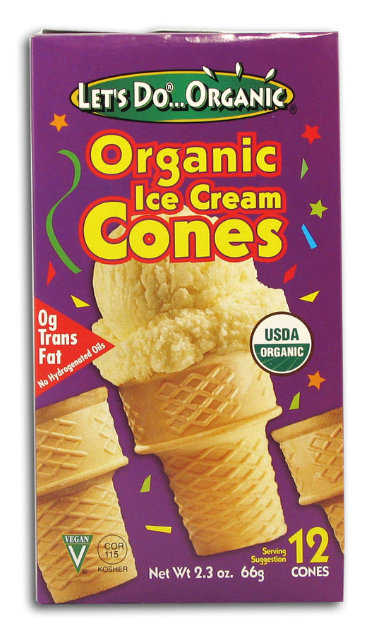 Ice Cream Cones, Organic