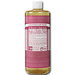 Rose Liquid Castil Soap, Organic