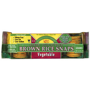Brown Rice Snaps, Vegetable