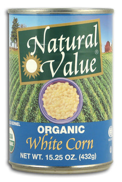 White Corn, Whole Kernel, Organic