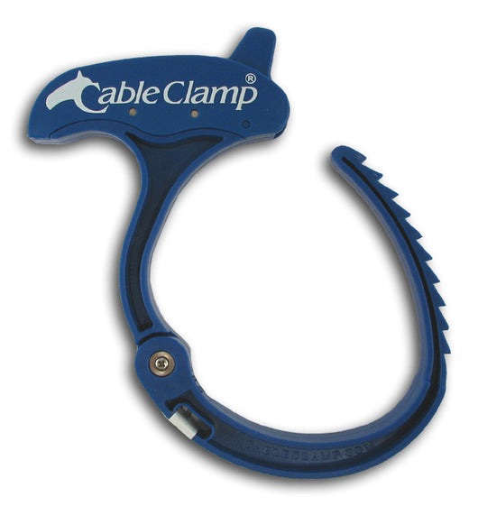 Cable Clamp, Large, Blue