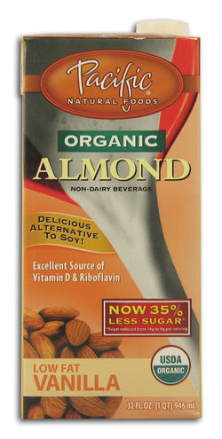 Almond Beverage, Low Fat Vanilla