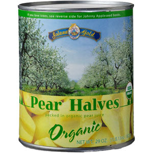 Pear Halve, Organic-Canned