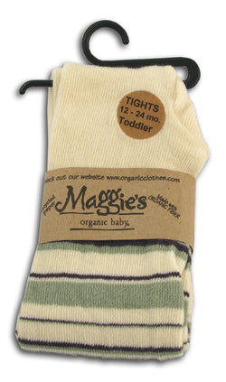 Striped Pattern Tights, 12-24 months