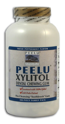 Xylitol Gum, Peppermint, Family Pk