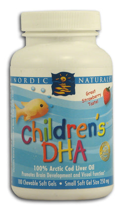 Children's DHA Cod Liver Oil, Strawb