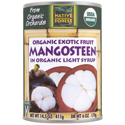 Mangosteen in Organic Light Syrup