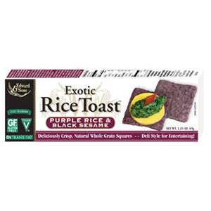 Rice Toast, Purple Rice & Black Sesa