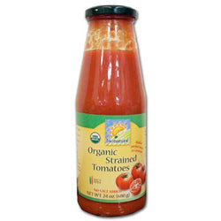 Strained Tomatoes, Organic, Glass