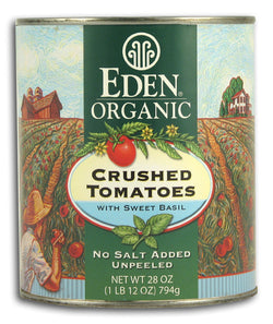 Crushed Tomatoes w/ Sweet Basil, Org