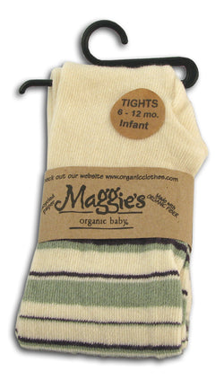 Striped Pattern Tights, 6-12 months