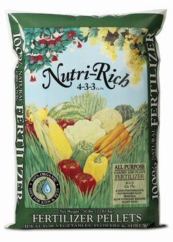 Fertilizer, Pellets, 4-3-3, Organic