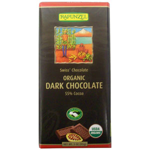 Dark Chocolate, 55% Cocoa, Organic