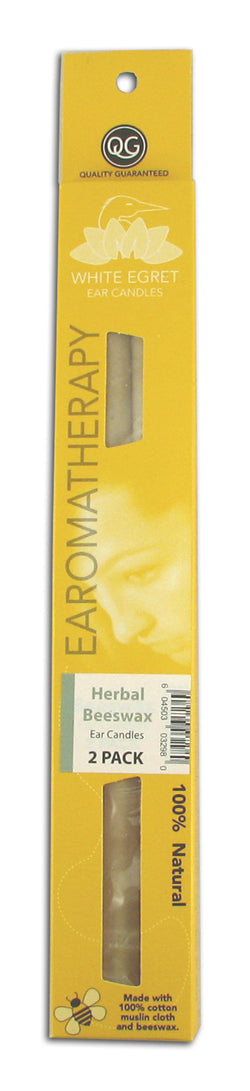 Beeswax Candles Herbal, 1/2