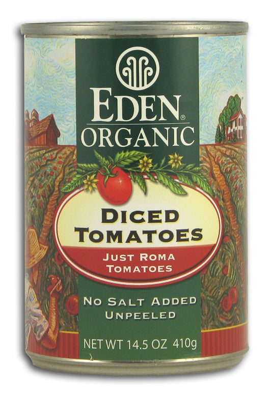 Diced Tomatoes, Just Romas, Org