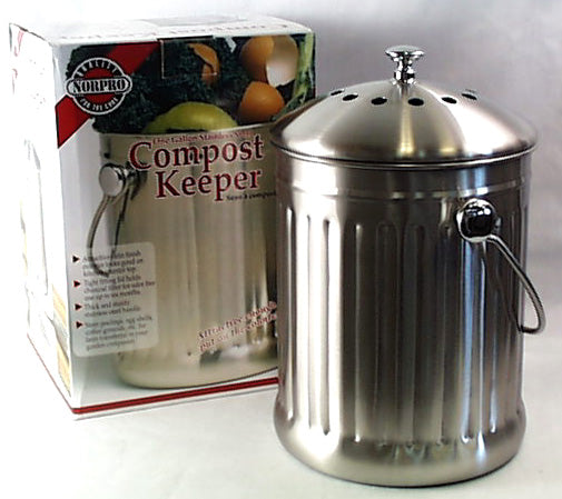 Compost Keeper, Stainless Steel