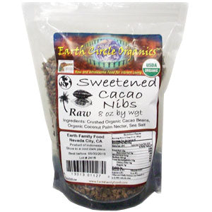 Cacao Nibs Sweetened RAW, Organic