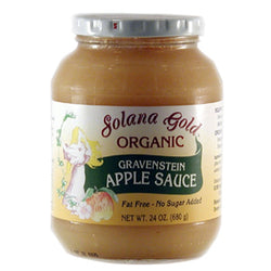 Gravenstein Apple Sauce-Glass