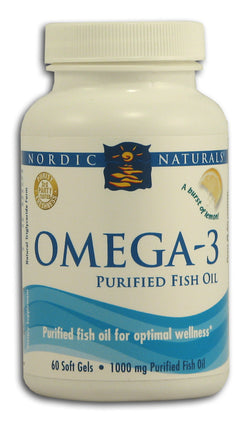 Omega-3 Purified Fish Oil, Lemon (10