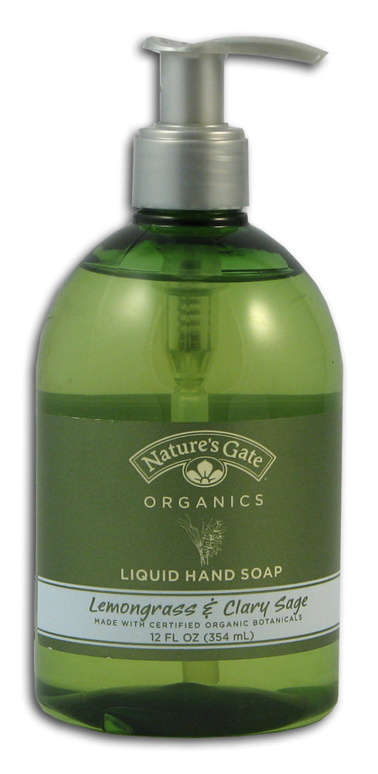 Lemongrass & ClarySage Liq Soap, Org