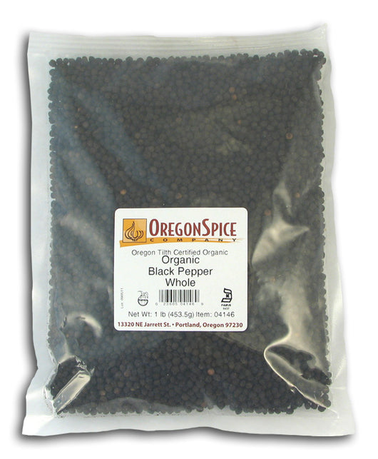 Black Pepper, Whole, Organic