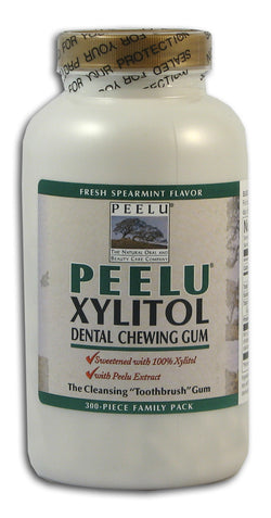 Xylitol Gum, Spearmint, Family Pk