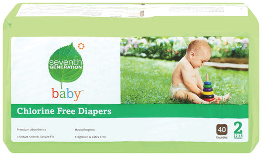 Baby Diapers, Stage 2 (12-18 lbs)