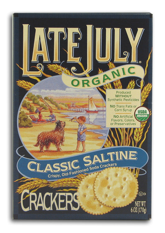 Classic Saltine Crackers -Round, Org