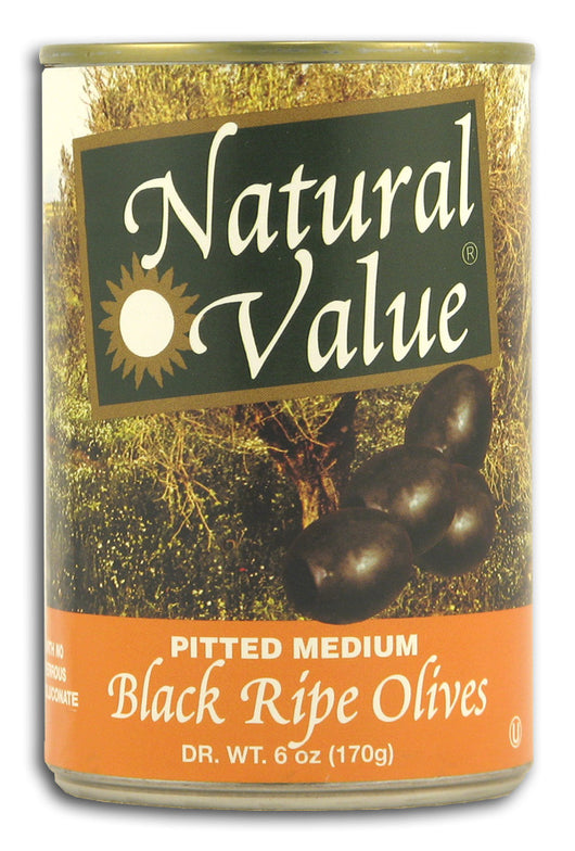 Black Olives, Pitted,Natural