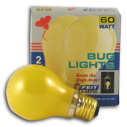 Bug Lights, Yellow Bulb, 60 watt