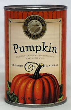 Pumpkin, Canned, Organic