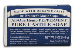 Hemp Peppermint Pure Castile Soap Or