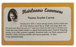 Nantes Scarlet Carrot Seeds