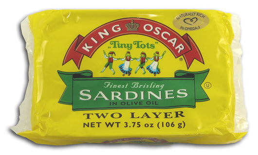 Sardines, Brisling, Tiny Tots in Oli