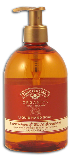 Persimmon + RoseGeranium Liquid Soap