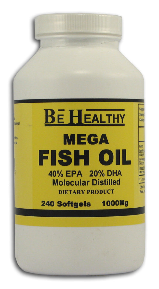 Mega Fish Oil, 1000 mg.