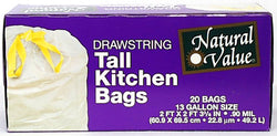 Tall Kitchen Bags Drawstring