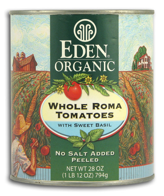 Whole Roma Tomatoes w/ Sweet Basil,