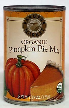 Pumpkin Pie Mix, Organic