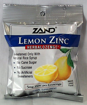 Lemon Zinc Lozenges