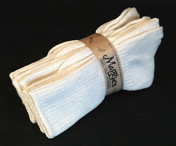 Crews Socks, Natural, Organic 10-13